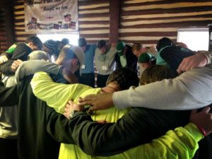 FCA staff praying for our salvation